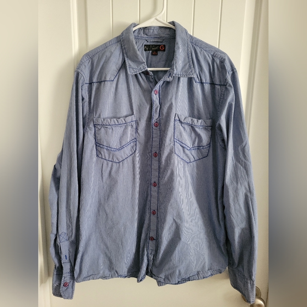G by Guess XL Button Up Long Sleeve